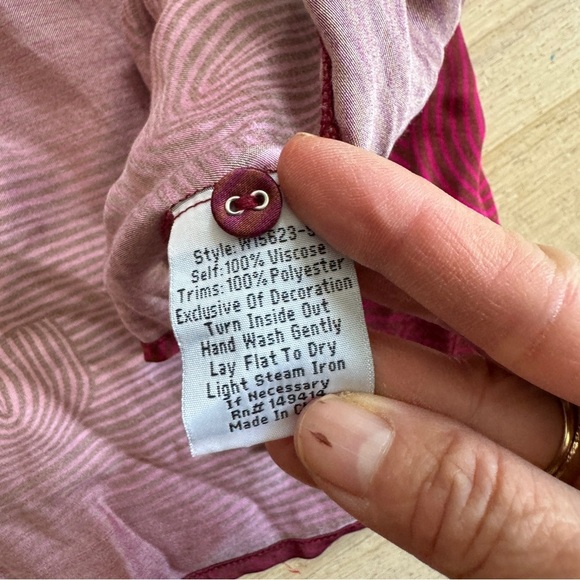 JOHNNY WAS Zuzu Field Henley Blouse NWT - Picture 4 of 4